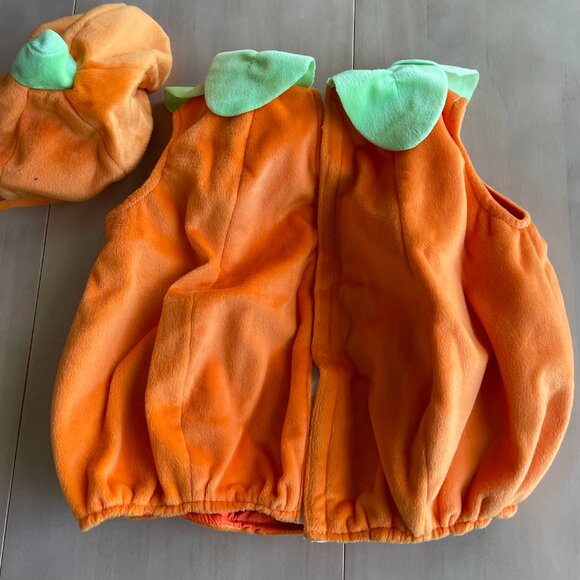 Baby Toddler Pumpkin Cutie Pie Jack-o-lantern Halloween Costume - Up To 24 Mo. - Picture 5 of 6